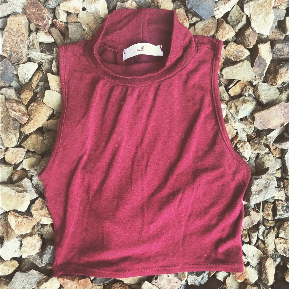 Turtleneck Crop Top